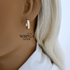 Rose gold hoop earrings #60676 Rose gold hoop earrings #60676