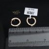Rose gold hoop earrings #60676 Rose gold hoop earrings #60676