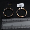 Rose gold hoop earrings #60672 Rose gold hoop earrings #60672