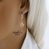 Rose gold hoop earrings #60686 Rose gold hoop earrings #60686