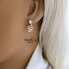 Rose gold stud earrings #60720 Rose gold stud earrings #60720