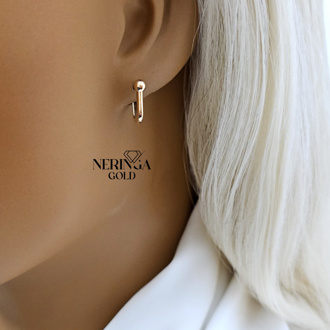 Rose gold earring #60627 Rose gold earring #60627