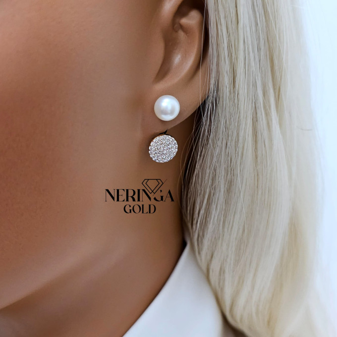 Rose gold earring #60629 Rose gold earring #60629