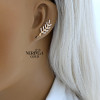 Rose gold earring #60651 Rose gold earring #60651