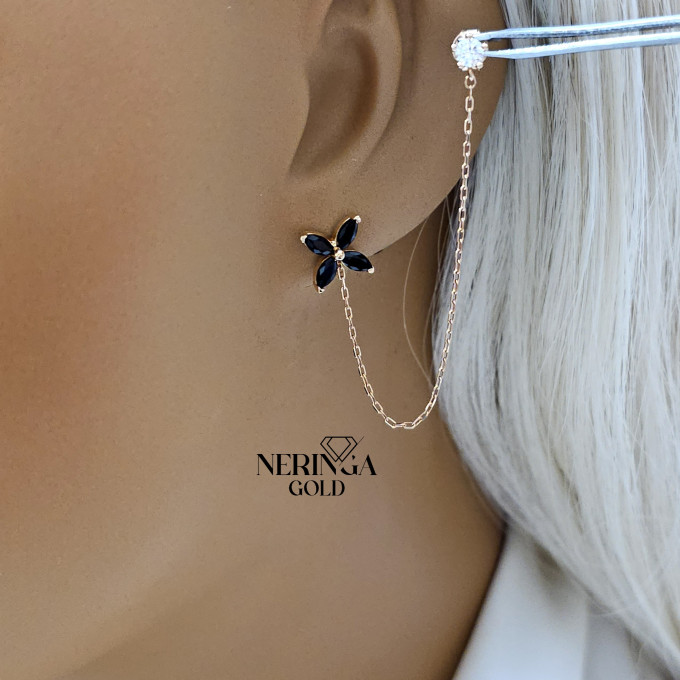 Rose gold earring #60631 Rose gold earring #60631