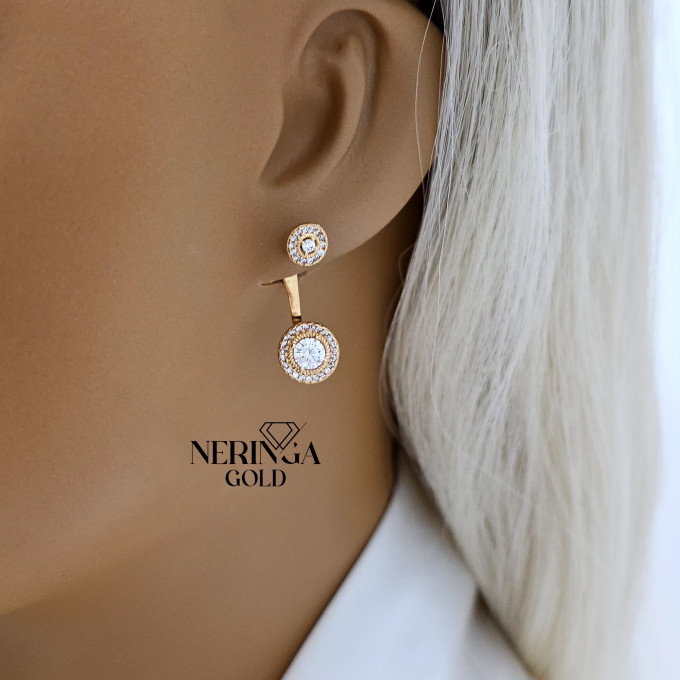 Rose gold earring #60633 Rose gold earring #60633
