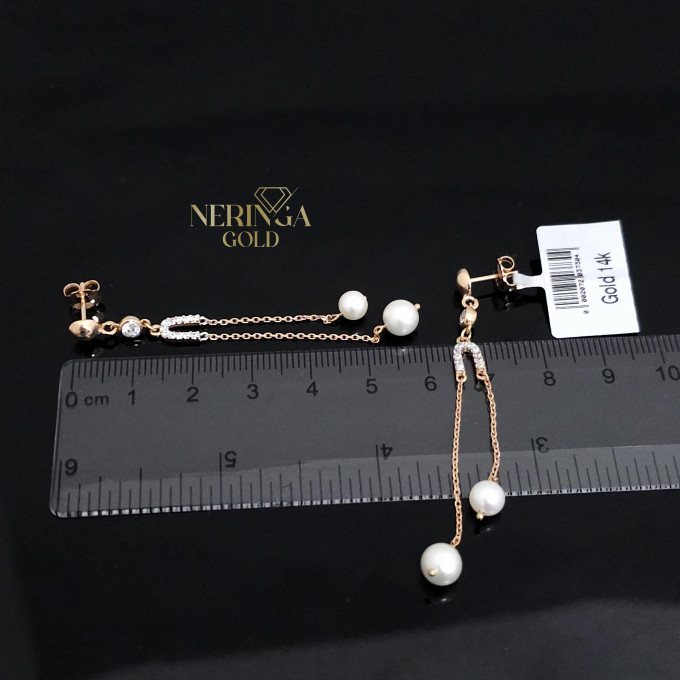 Rose gold earring #60630 Rose gold earring #60630