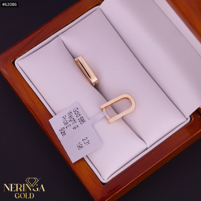 Rose gold earring #62086 Rose gold earring #62086