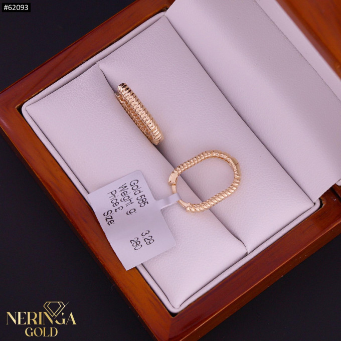 Rose gold earring #62093 Rose gold earring #62093