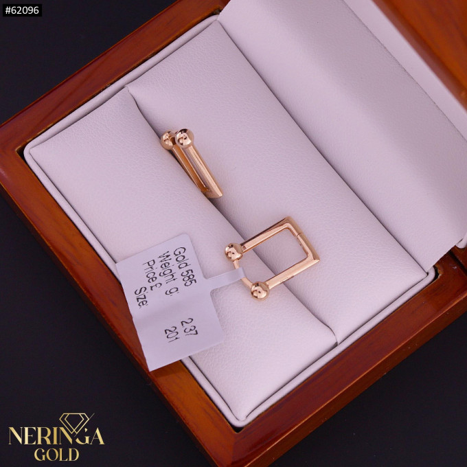 Rose gold earring #62096 Rose gold earring #62096