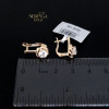 Rose gold english lock earrings #62137 Rose gold english lock earrings #62137