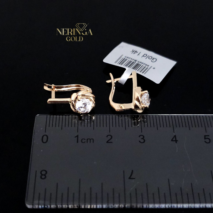 Rose gold english lock earrings #62137 Rose gold english lock earrings #62137