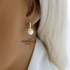 Rose gold english lock earrings #62137 Rose gold english lock earrings #62137