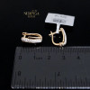 Rose gold english lock earrings #62133 Rose gold english lock earrings #62133