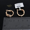 Rose gold english lock earrings #62241 Rose gold english lock earrings #62241