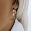 Rose gold english lock earrings #62241 Rose gold english lock earrings #62241