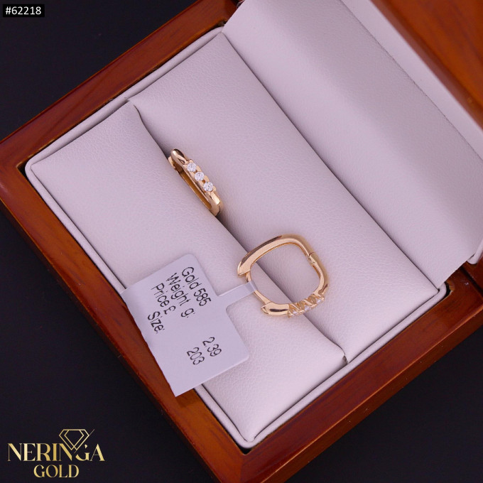 Rose gold earring #62218 Rose gold earring #62218
