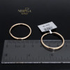 Rose gold hoop earrings #62432 Rose gold hoop earrings #62432