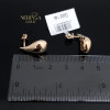 Rose gold stud earrings #62963 Rose gold stud earrings #62963