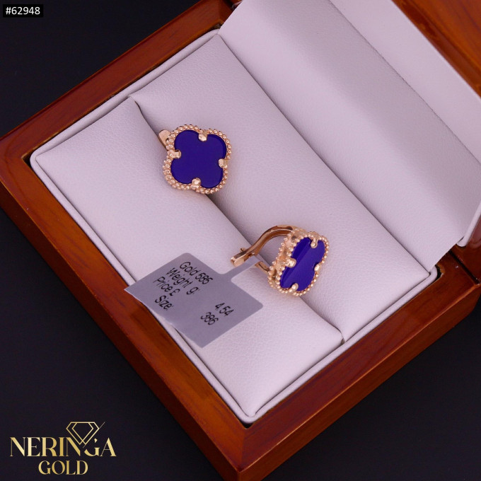 Rose gold english lock earrings #62948 Rose gold english lock earrings #62948
