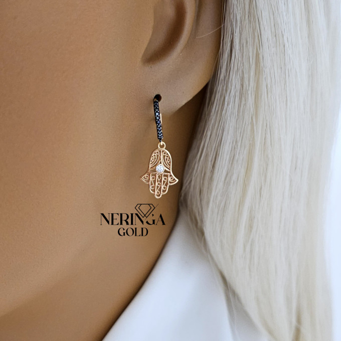 Rose gold earring #63107 Rose gold earring #63107