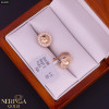 Rose gold english lock earrings #63094 Rose gold english lock earrings #63094