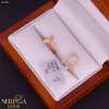 Rose gold children earrings #63098