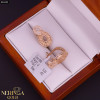 Rose gold english lock earrings #63101 Rose gold english lock earrings #63101