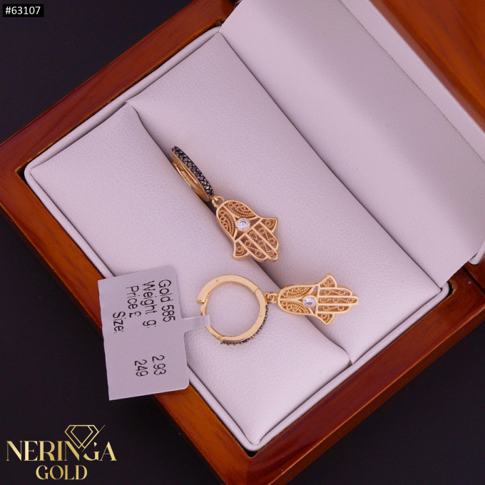 Rose gold earring #63107 Rose gold earring #63107