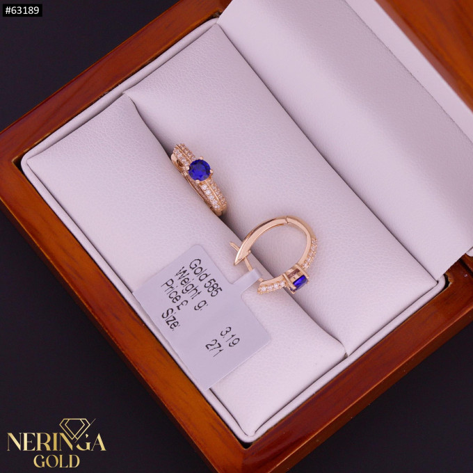 Rose gold english lock earrings #63189 Rose gold english lock earrings #63189