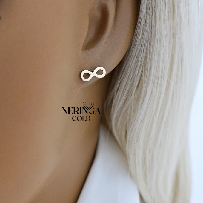 Rose gold stud earrings #63152 Rose gold stud earrings #63152