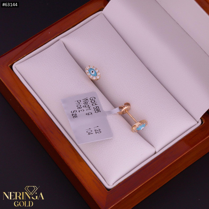 Rose gold stud earrings #63144 Rose gold stud earrings #63144