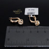Rose gold english lock earrings #62530 Rose gold english lock earrings #62530