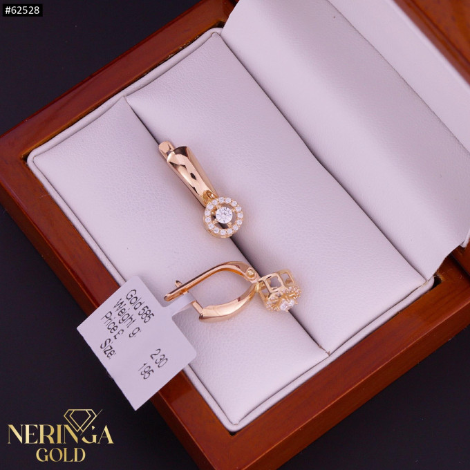 Rose gold english lock earrings #62528 Rose gold english lock earrings #62528