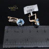 Rose gold english lock earrings #62518 Rose gold english lock earrings #62518