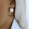 Rose gold english lock earrings #62525 Rose gold english lock earrings #62525