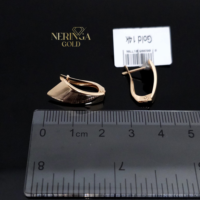Rose gold english lock earrings #62532 Rose gold english lock earrings #62532