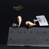 Rose gold stud earrings #62503