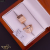 Rose gold english lock earrings #62525 Rose gold english lock earrings #62525