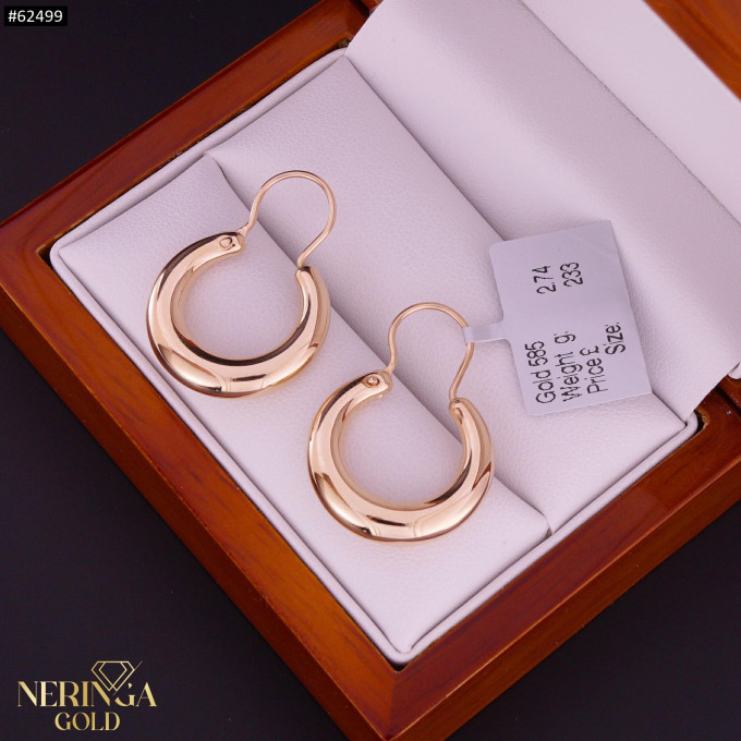Rose gold earring #62499 Rose gold earring #62499
