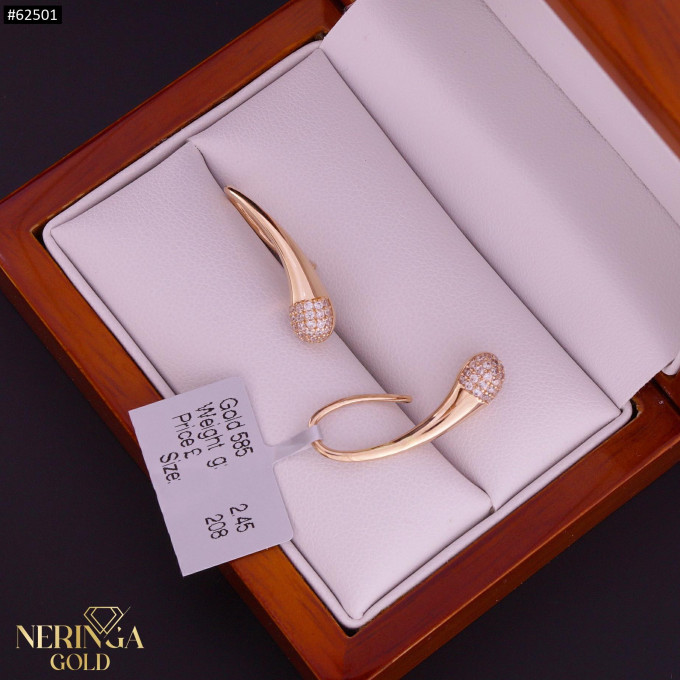 Rose gold earring #62501 Rose gold earring #62501
