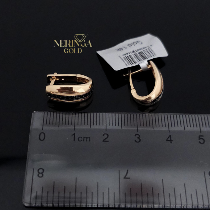 Rose gold english lock earrings #63652 Rose gold english lock earrings #63652