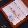 Rose gold english lock earrings #63630 Rose gold english lock earrings #63630
