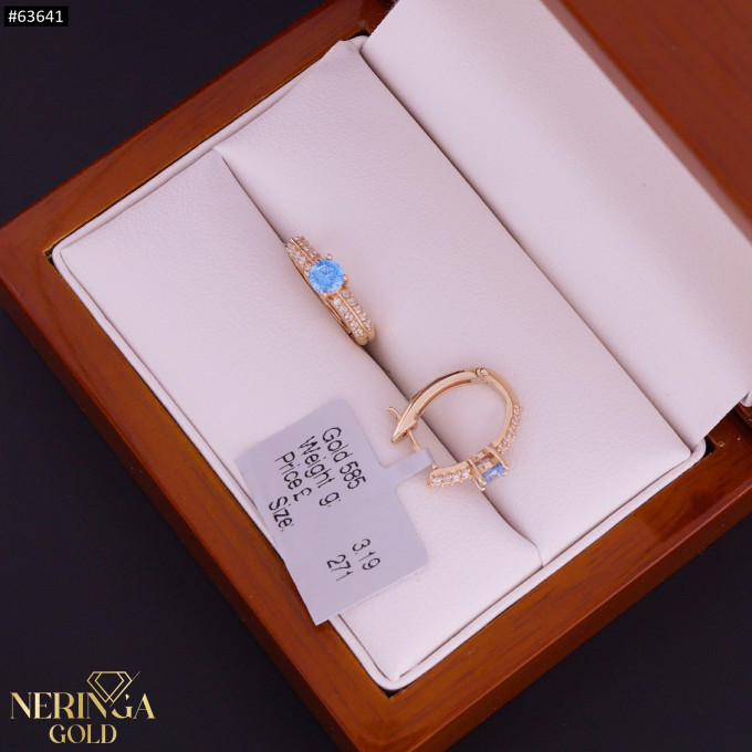 Rose gold english lock earrings #63641 Rose gold english lock earrings #63641