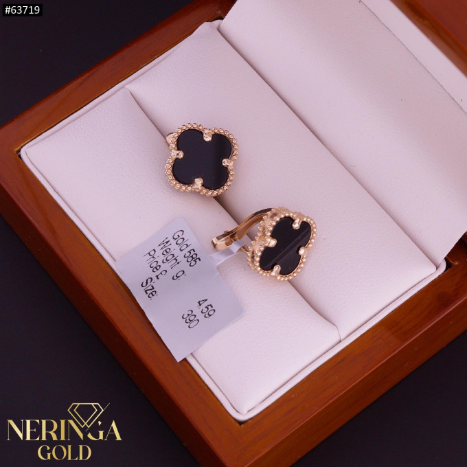 Rose gold english lock earrings #63719 Rose gold english lock earrings #63719