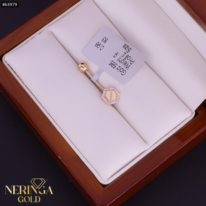 Rose gold navel piercing #63979 Rose gold navel piercing #63979