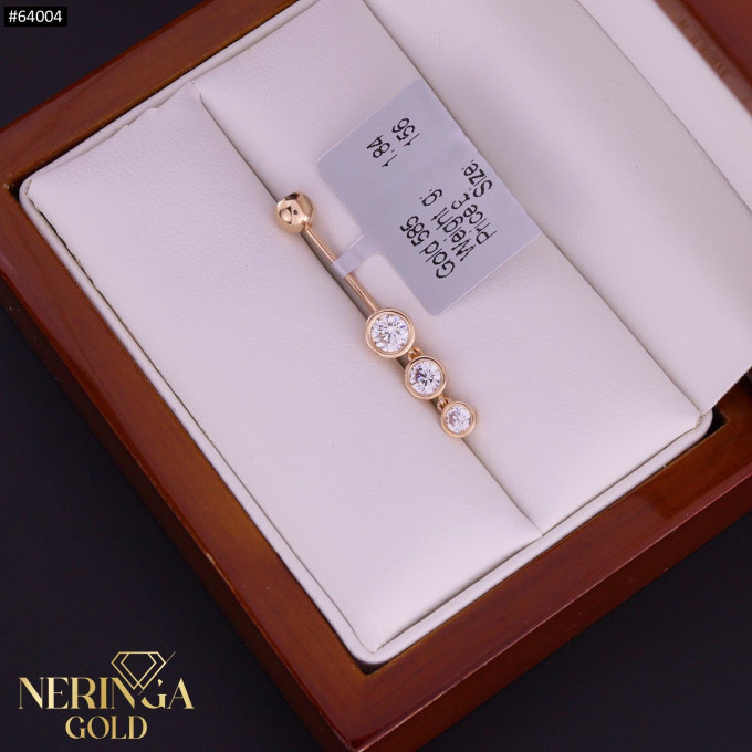 Rose gold navel piercing #64004 Rose gold navel piercing #64004