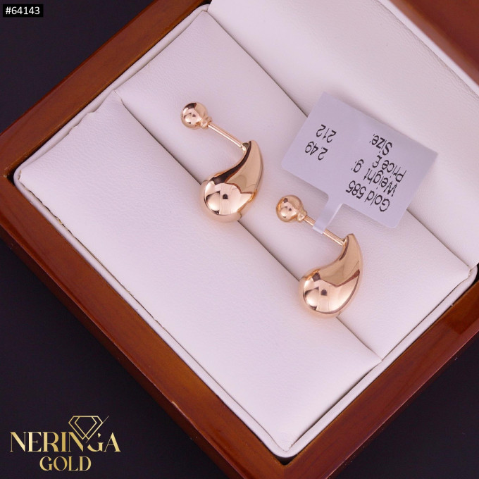 Rose gold earring #64143 Rose gold earring #64143