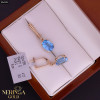 Rose gold english lock earrings #64154 Rose gold english lock earrings #64154