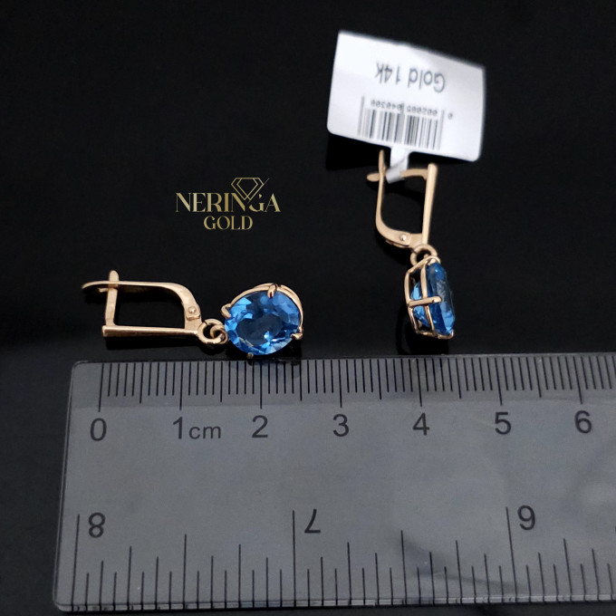 Rose gold english lock earrings #64154 Rose gold english lock earrings #64154
